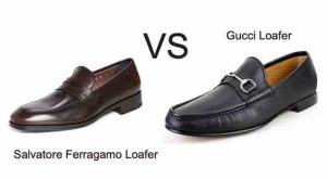 Salvatore Ferragamo vs Gucci Loafer Shoes