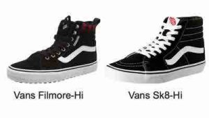 Vans Filmore Hi vs Vans Sk8-Hi