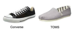 Converse vs Toms