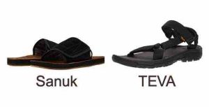 Sanuk vs Teva